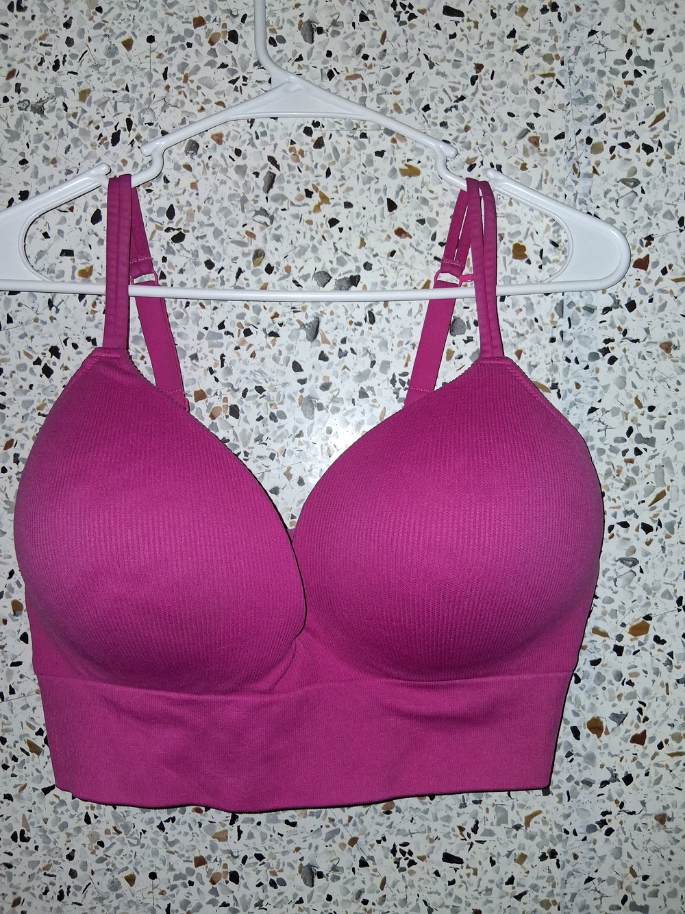 No Boundaries 3XL Wireless Padded Bralette in Magenta
